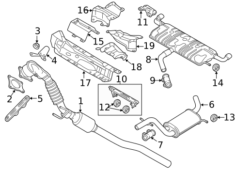 Exhaust Components for 2012 Volkswagen Beetle #0