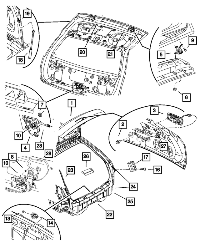 4575754AC - : Latch Release Cable Assembly for Mopar Image