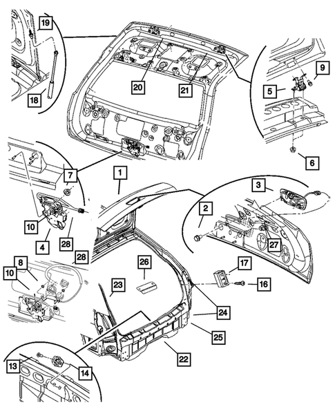 Lift and Tail gates for 2008 Dodge Charger #0