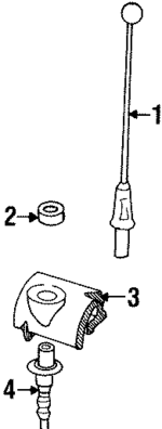 56043039AB - : Antenna Cable for Dodge: Ram 1500, Ram 2500, Ram 3500 Image