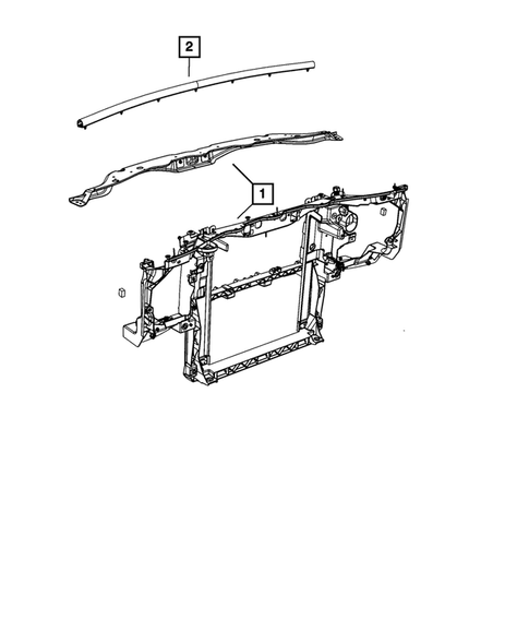 Radiator and Related Parts; Charge Air Cooler for 2010 Jeep Liberty #1