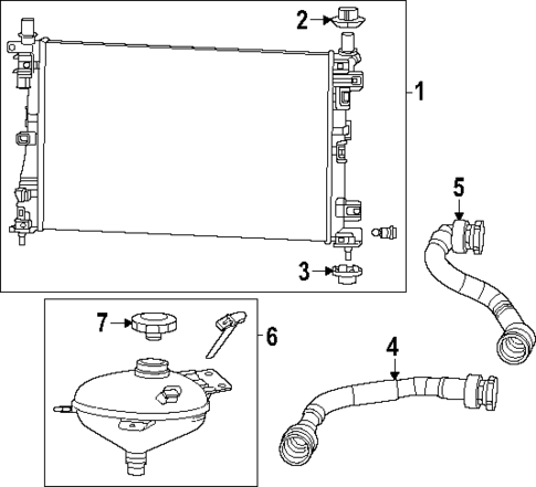Radiator & Components for 2024 Dodge Charger Daytona #0