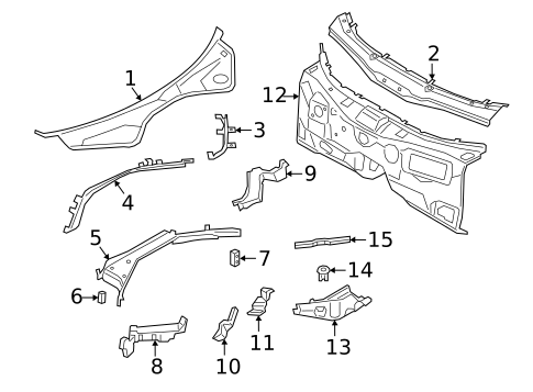 Cowl for 2026 Porsche Panamera #0