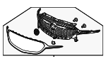 87858077 - Body: Grille Assembly for GM Image image