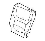 7P6885776K - Body: Seat Back Pad for Volkswagen: Touareg Image