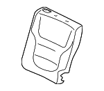 7P6885775R - Body: Seat Back Pad for Volkswagen: Touareg Image