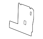 7P6885753CJB1 - Body: Seat Back Panel for Volkswagen: Touareg Image