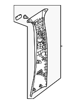 KMV66819002 - Body: Upper Center Pillar Trim for Mazda Image