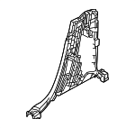 KBB368220A02 - Body: Lower Center Pillar Trim for Mazda Image