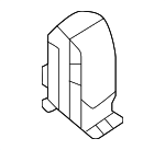 TK4868132 - Body: Windshield Pillar Trim Retainer for Mazda Image