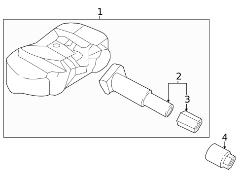 Tire Pressure Monitor Components for 2023 Genesis G90 #0