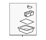 23164632 - Body: Bezel for Cadillac: Escalade, Escalade ESV, Escalade EXT | Chevrolet: Avalanche, Suburban 1500 | GMC: Sierra 1500, Sierra 2500 HD, Sierra 3500 HD, Yukon, Yukon XL 1500, Yukon XL 2500 Image