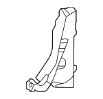 2547253100 - Body: Absorber for Mercedes-Benz Image