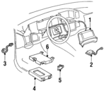 17989012 - : Driver Inflator Module for Chevrolet: Caprice Image
