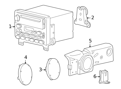 Sound System for 2003 Lincoln Aviator #0