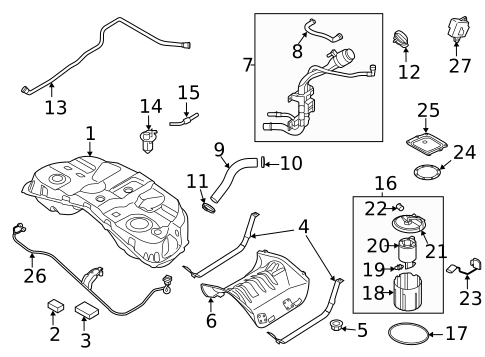 Fuel System Components for 2024 Genesis G80 #0