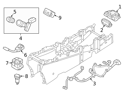 Center Console for 2015 Kia K900 #2