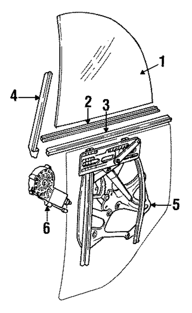 51351385099 - Electrical: Window Motor for BMW Image