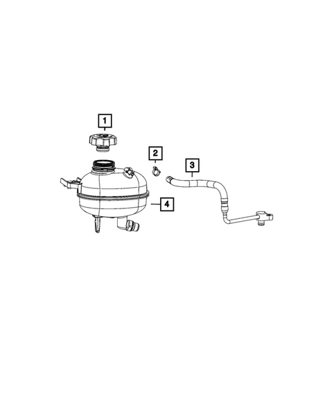Engine Coolant Reservoir (Bottle) for 2026 Jeep Compass #0