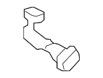 8W0820536 - Body: Temp Sensor Bracket for Audi Image