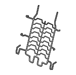 52107410476 - Body: Seat Back Cushion Spring for BMW Image