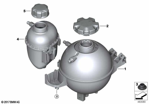 Expansion Tank for 2017 BMW X3 M40iX #0