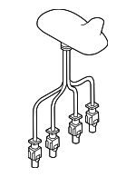 8K9035503CGRU - : 2009-2012 Audi - Radio Antenna Mast for Audi: A4, A4 Quattro Image