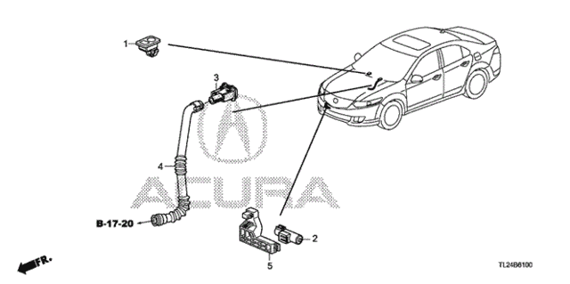 A/C Sensor for 2009 Acura TSX #0