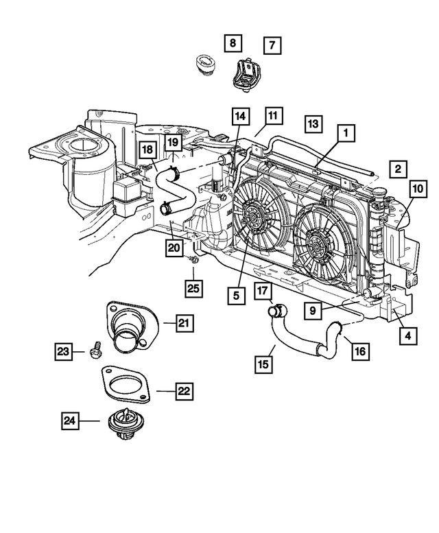 « 4677695AB – Cooling : Module pour Mopar Image »