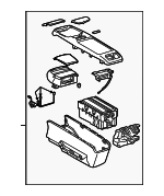 5881048071C1 - : Console Assembly for Lexus: RX400h Image