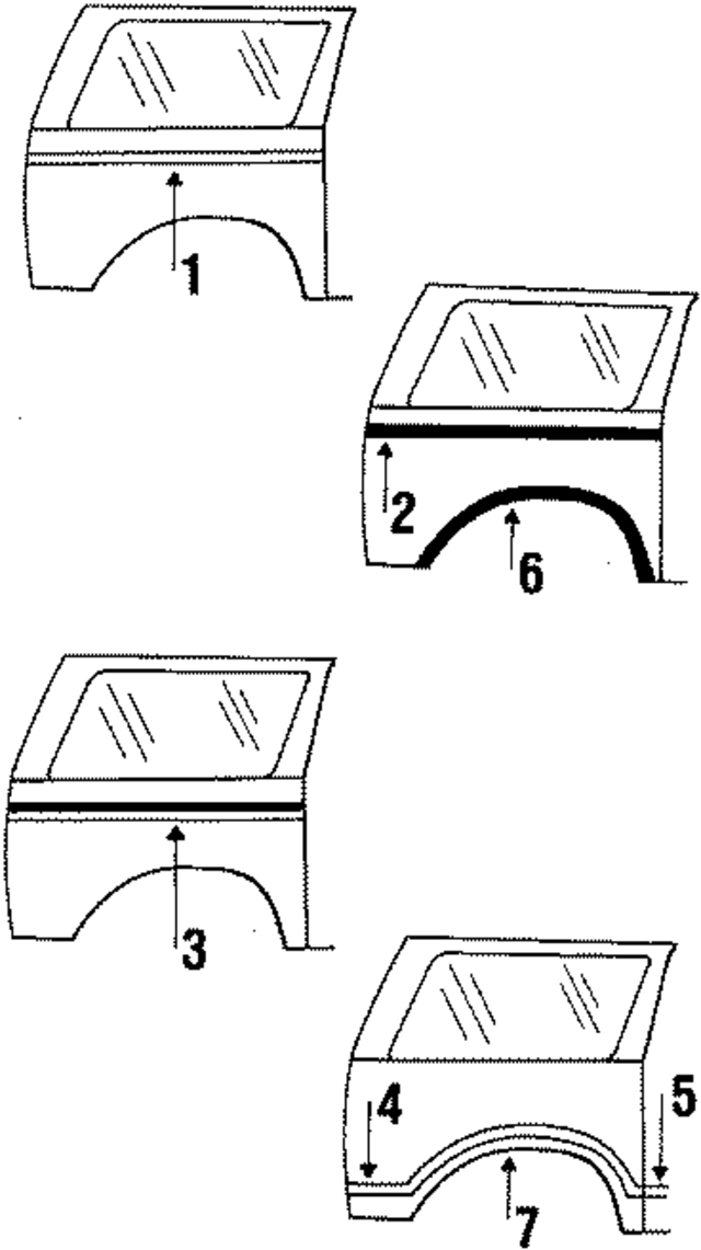 EOTZ9829315AA - : Lower Molding for Ford Image