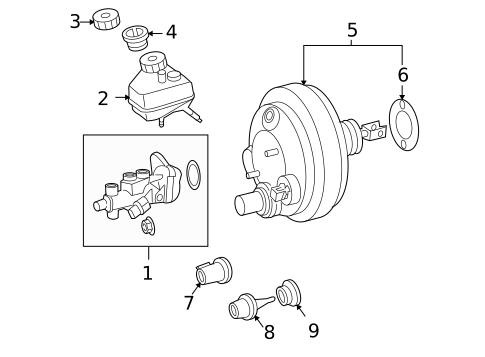 Hydraulic System for 2005 Mercedes-Benz SLK 55 AMG&reg; #0