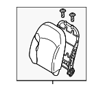 6901B742HE - : Seat Back Assembly for Mitsubishi: Mirage Image