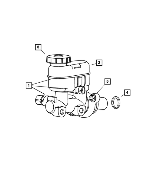 Brake Master Cylinder for 2003 Dodge Neon #1