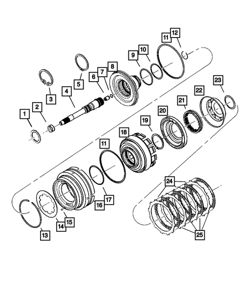 Gear Train for 2007 Jeep Wrangler #0