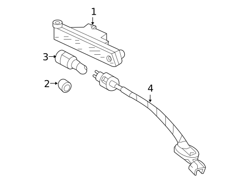 High Mounted Stop Lamp for 2008 Honda Odyssey #0