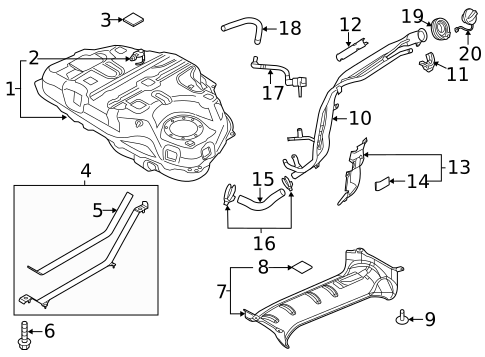 Fuel Storage for 2016 Mazda 3 #0