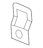 8V0887269 - Body: Child Seat Bracket for Volkswagen: e-Golf, Golf, Golf R, GTI Image