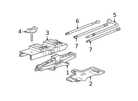 Jack & Components for 2009 Hummer H3T #0
