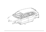 2426001605 - Body Shell: Body-in-White for Mercedes-Benz Image