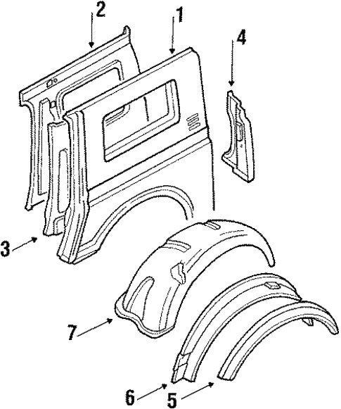 runjiさま専用 Pillar Pad Cover Fits For Suzuki Samurai Gypsy SJ 413 Sj410