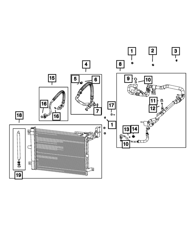 6507484AA - Air Conditioners and Heaters: Nut for Mopar Image image