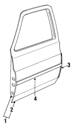 15571643 - Body: Door Shell for Chevrolet: Blazer, C/K Pickup, K5 Blazer, R10, R20, R2500, R30, R3500, Suburban C10, Suburban C20, Suburban K10, Suburban K20, Suburban R10, Suburban R1500, Suburban R20, Suburban R2500, Suburban V10, Suburban V1500, Suburban V20, Suburban V2500, V10, V20, V30, V3500 | GMC: C1500 Pickup, C2500 Pickup, C3500 Pickup, Jimmy, K1500 Pickup, K2500 Pickup, K3500 Pickup, R1500 Pickup, R2500 Pickup, R3500 Pickup, Suburban C1500, Suburban C2500, Suburban K1500, Suburban K2500, Suburban R1500, Suburban R2500, V1500, V1500 Suburban, V2500, V2500 Suburban, V3500 Image