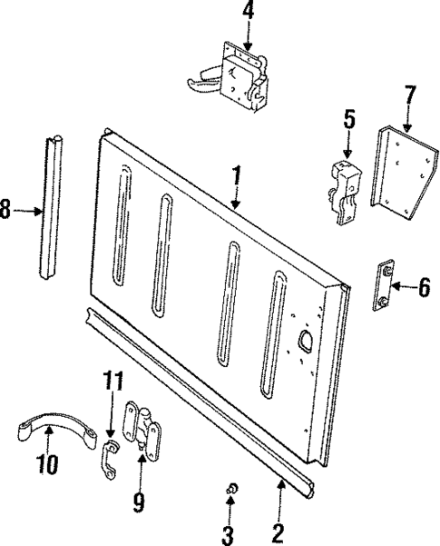 Front Door for 1997 Land Rover Defender 90 #2