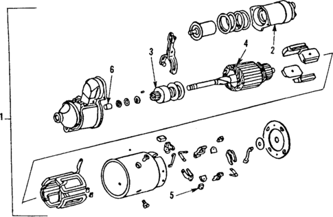 Starter for 1989 Oldsmobile Custom Cruiser #0