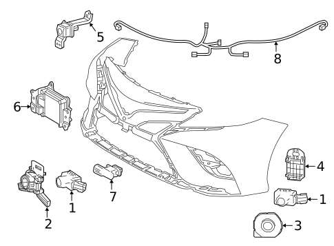Switches & Sensors for 2020 Toyota Camry #0