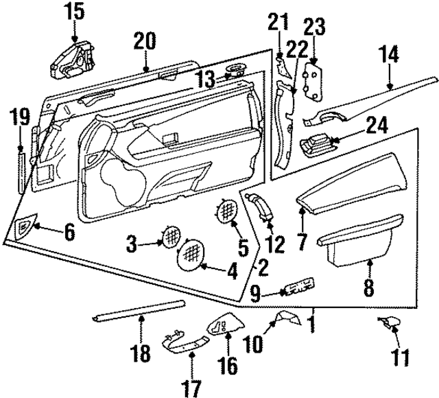 14072047629A84 - Body: Trim Panel Assembly for Mercedes-Benz Image