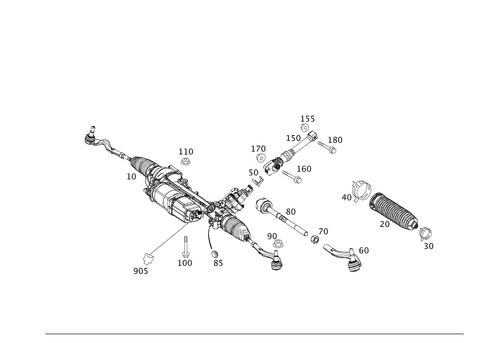 Steering Gear for 2013 Mercedes-Benz E400 #0
