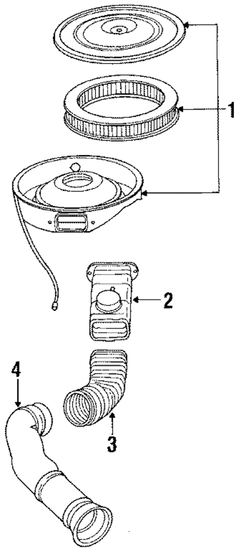 Air Inlet for 1985 Ford Thunderbird #0