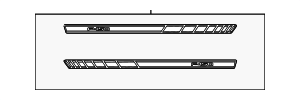 VML3Z6320000E - Exterior: F150 Speed Stripe Kit - Red &amp; Black for Ford Image